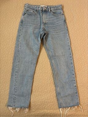 Topshop Light Blue Straight Men's Jeans